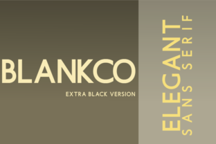 Blankco Extra Black: A Bold Typeface for Modern Branding