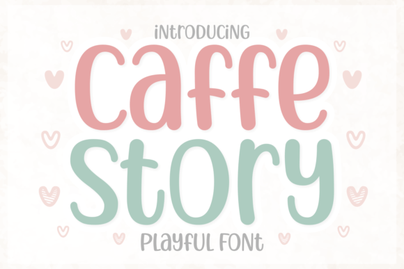 Caffe Story: A Playful Display Font for Editorial Design