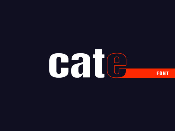 Cate Font: A Minimal Sans Serif for Modern Web Design