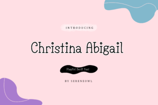 Christina Abigail: A Clean Serif Font for Web Design