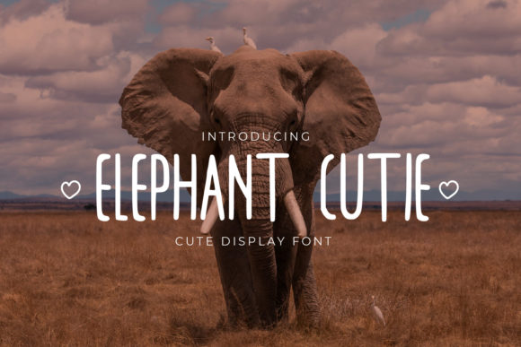 Elephant Cutie: A Playful Sans Serif Font for Modern Brands