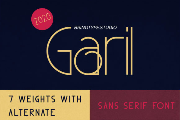 Garil: A Clean Sans Serif Font for Modern Branding