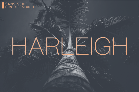 Harleigh: A Thin Sans Serif Font for Crafters