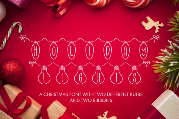 Holiday Lights Font: Elevate Your Christmas Campaigns