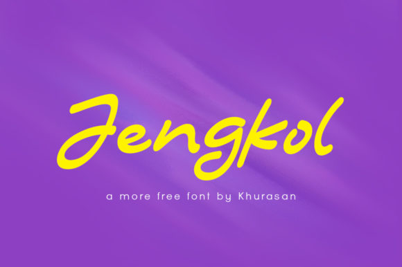 Jengkol Font: A Relaxed Script for Editorial Design