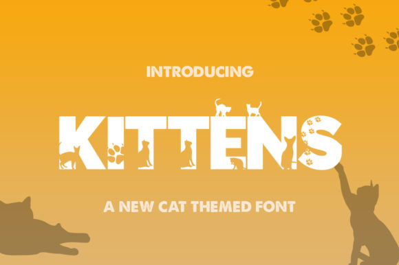 Kittens Silhouette Font: A Designer’s Review