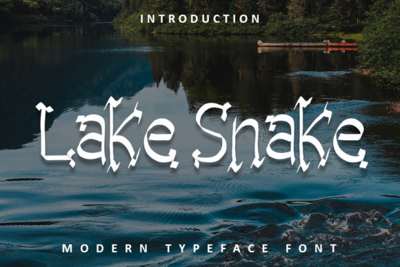 Lake Snake: A Modern Blackletter Font for Editorial Design