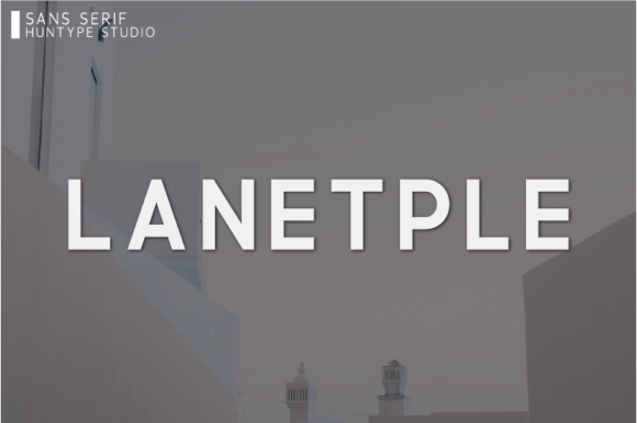 Lanetple: A Bold Sans Serif Font for Web Design