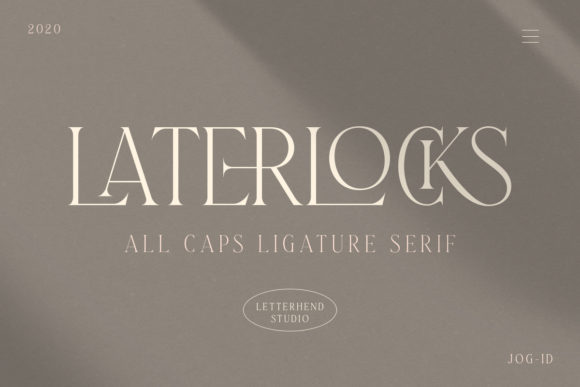 Laterlocks: A Serif Font for Digital Elegance
