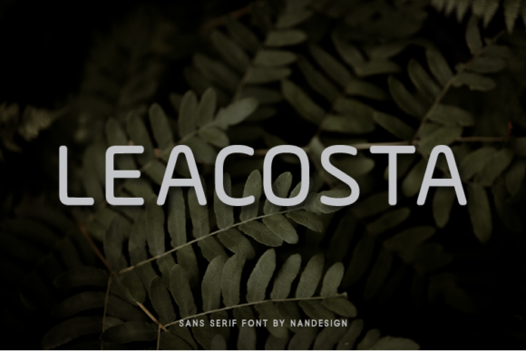 Leacosta: A Clean Sans Serif Font for Branding
