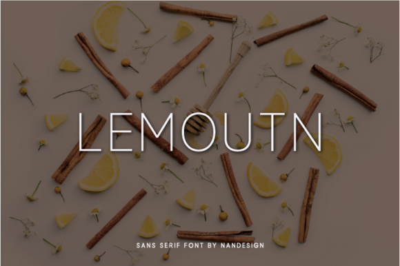 Lemoutn: A Refined Sans Serif Typeface for Editorial Design