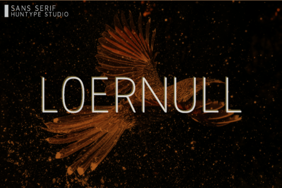 Loernull: The Tall Sans Serif Font for Bold Marketing
