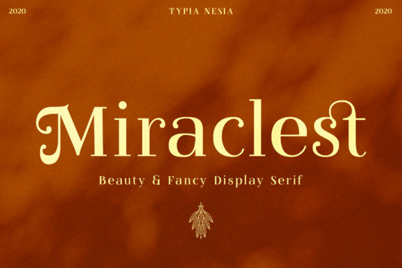 Miraclest Serif Font for Polished Web Design