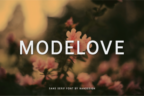 Modelove: A Sweet Sans Serif Font for Web Design