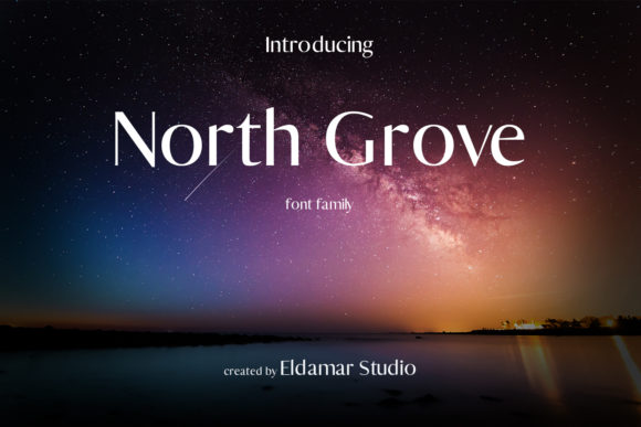 North Grove: A Delicate Sans Serif Font for Editorial Design
