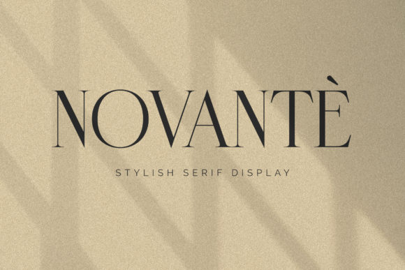 Novante: A Serif Font for Professional Branding