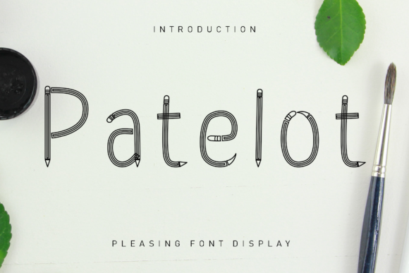 Patelot: A Distinctive Decorative Font for Editorial Design