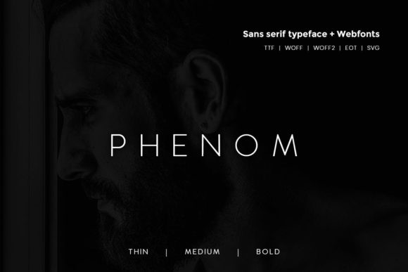 Phenom: The Minimal Sans Serif Font for Clean Branding