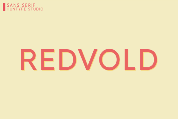 Redvold: A Minimal Sans Serif Font for Modern Branding