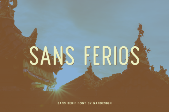 Sans Ferios: A Modern Sans Serif Font for Bold Branding
