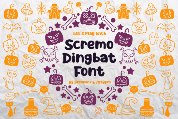 Scremo: A Playful Typeface for Spooky Designs