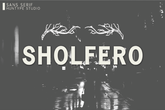 Sholfero: A Bold Sans Serif Font for Impact