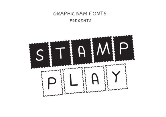 Stamp Play: A Playful Decorative Font for Editors