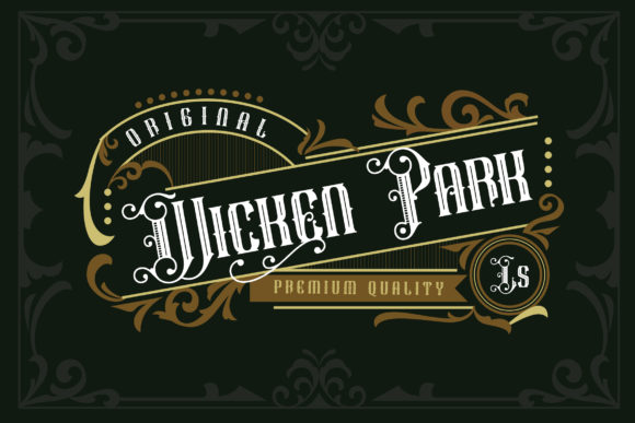 Wicken Park Font: Bold Blackletter for Campaigns