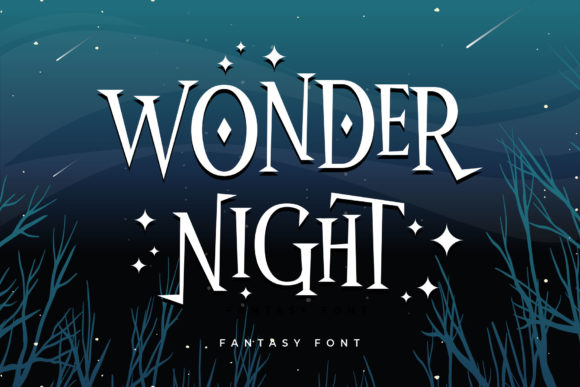 Wonder Night: A Serif Font for Editorial Magic