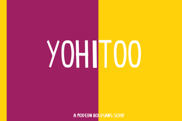 Yohitoo: A Clean Sans Serif Font for Modern Editors