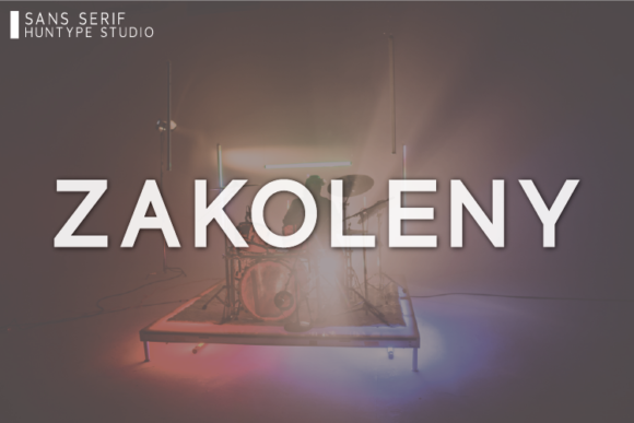 Zakoleny: A Clean Sans Serif Font for Branding