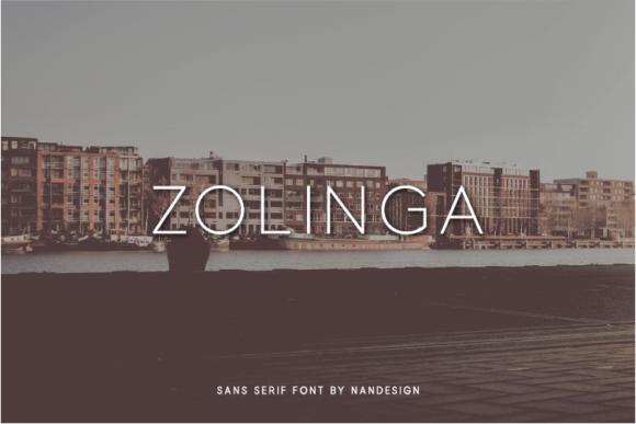 Zolinga: A Minimal Sans Serif Font for Modern Branding